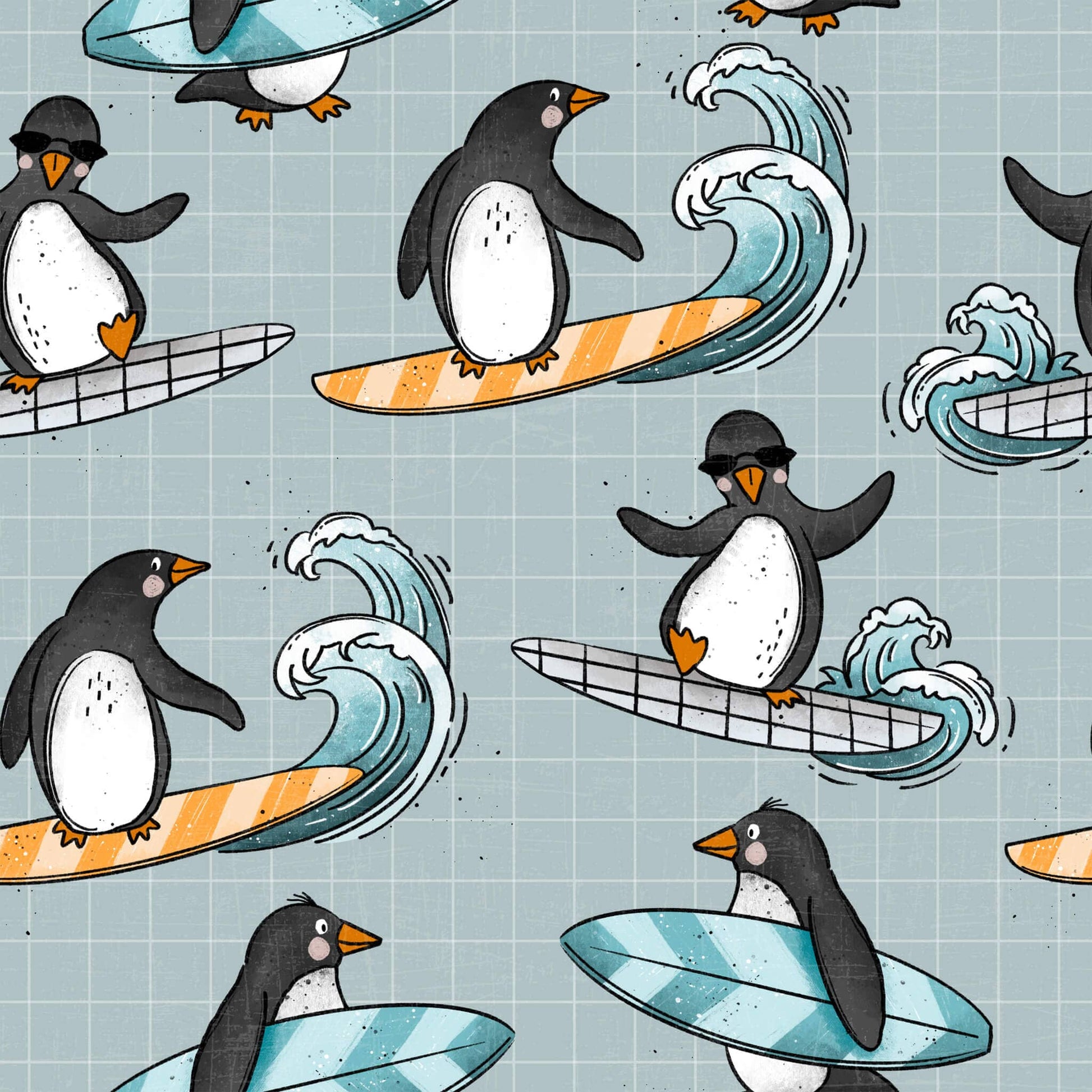 Jersey Pingu Surfing fadenwunsch 