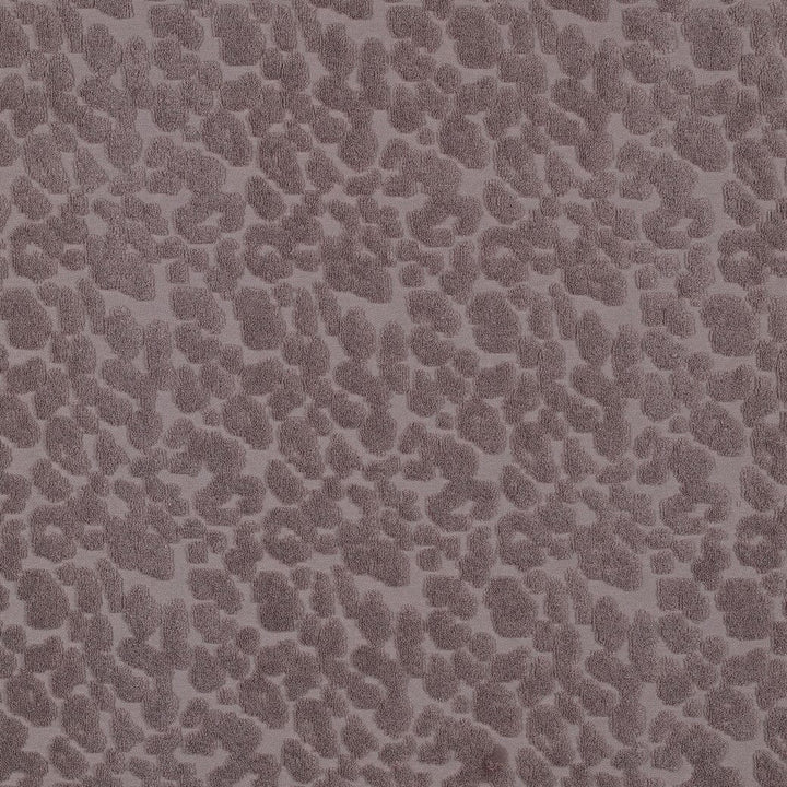 Frottee Stoff mit Leo Print – Mauve | Baumwolle Fadenwunsch 