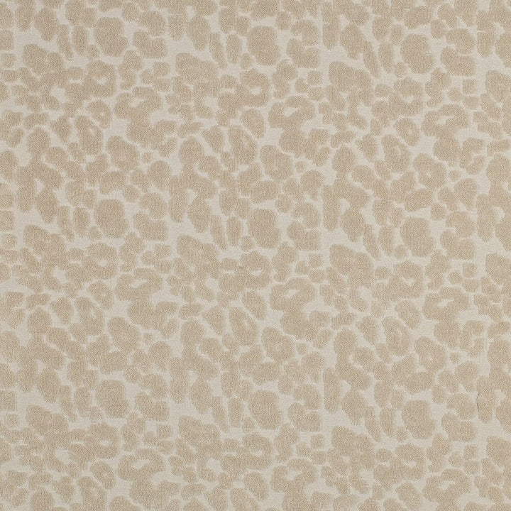 Frottee Stoff mit Leo Print – Sand | Baumwolle Fadenwunsch 