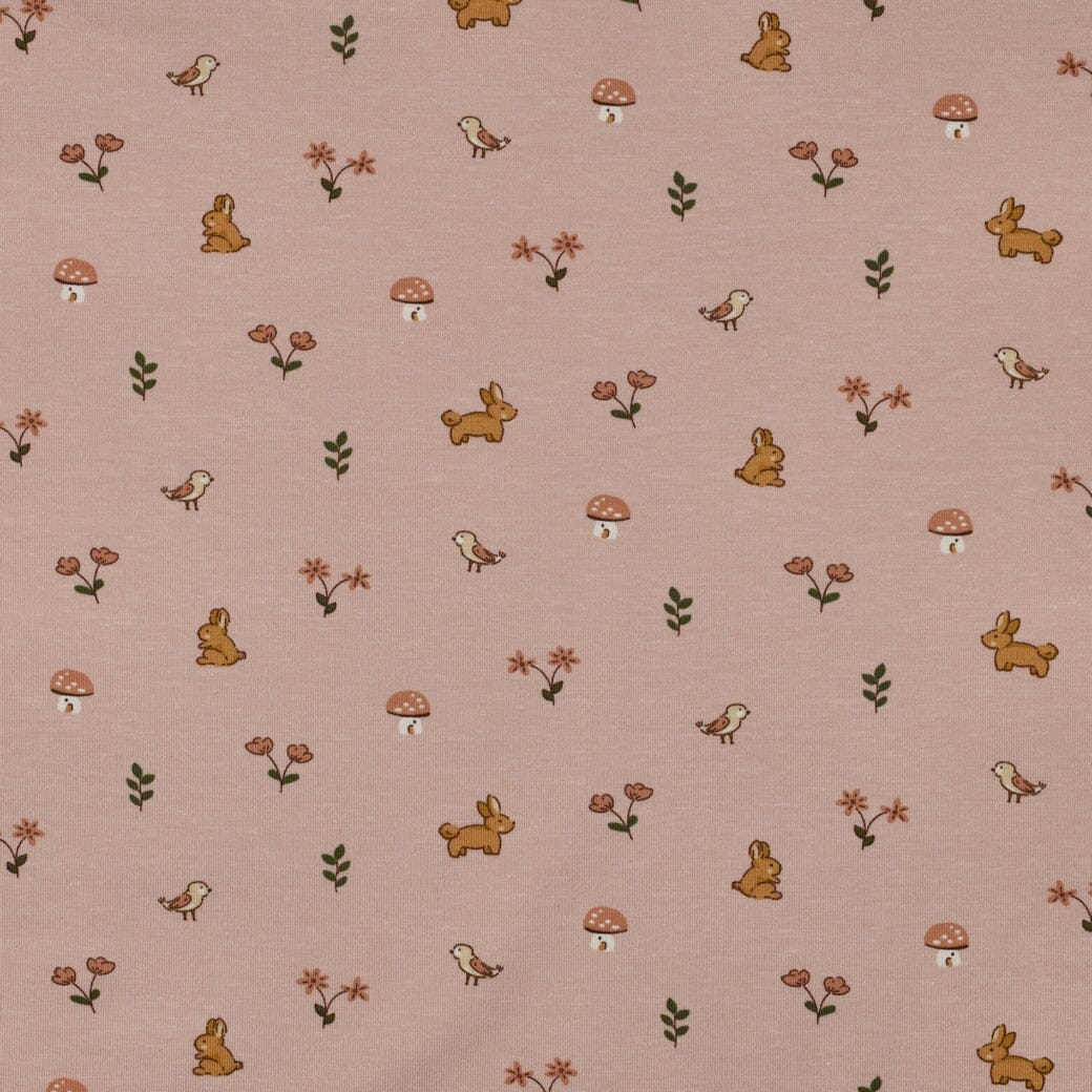 Bio Jersey Kaninchen - zartes Apricot Fadenwunsch 