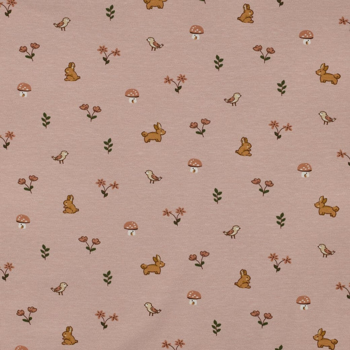Bio Jersey Kaninchen - zartes Apricot Fadenwunsch 