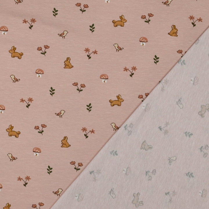 Bio Jersey Kaninchen - zartes Apricot Fadenwunsch 