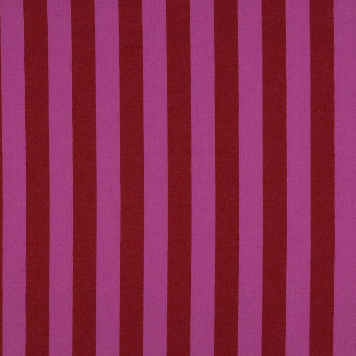 Baumwolle garngefärbt - Streifen Rot / Fuchsia Fadenwunsch 