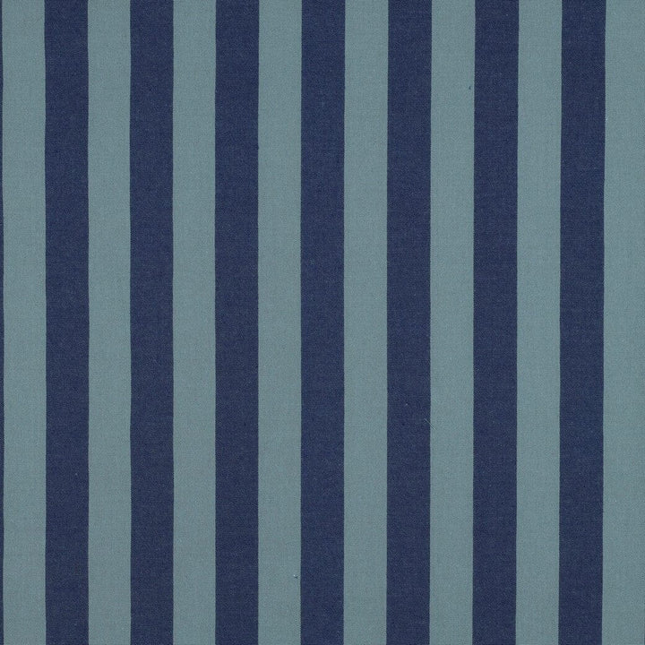 Baumwolle garngefärbt - Streifen Blau / Grün Fadenwunsch 