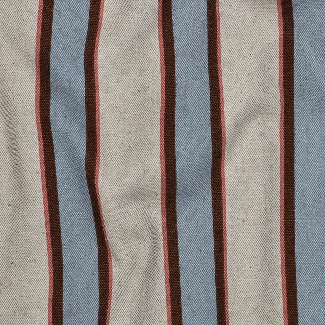 Canvas Leinenoptik „Coastal Stripe Hellblau“ – Streifenstoff für Taschen & Deko Fadenwunsch 
