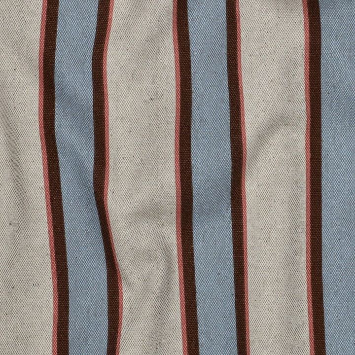Canvas Leinenoptik „Coastal Stripe Hellblau“ – Streifenstoff für Taschen & Deko Fadenwunsch 