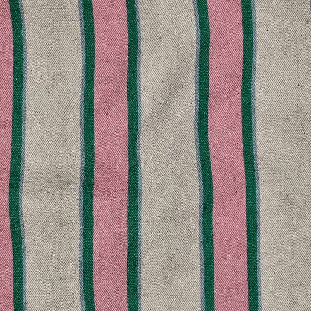 Canvas Leinenoptik „Candy Stripe Rosa“ – Streifenstoff für Taschen & Deko Fadenwunsch 