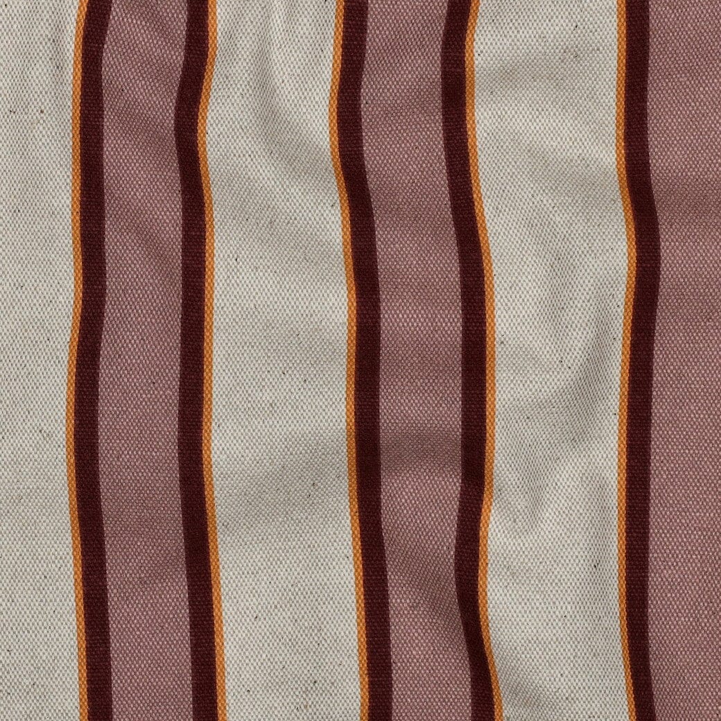 Canvas Leinenoptik „Vintage Stripe Mauve“ – Streifenstoff für Taschen & Deko Fadenwunsch 