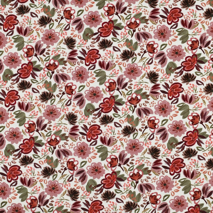 Jersey Blumenwiese Offwhite – Romantischer Blumenjersey Poppy 