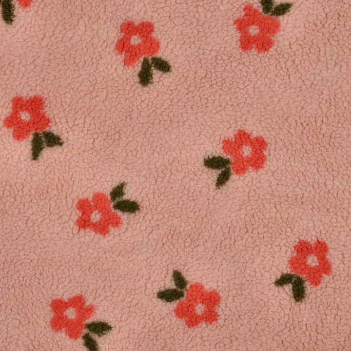 Teddy Jacquard Blumen Hellrosa| Poppy Kollektion Poppy 
