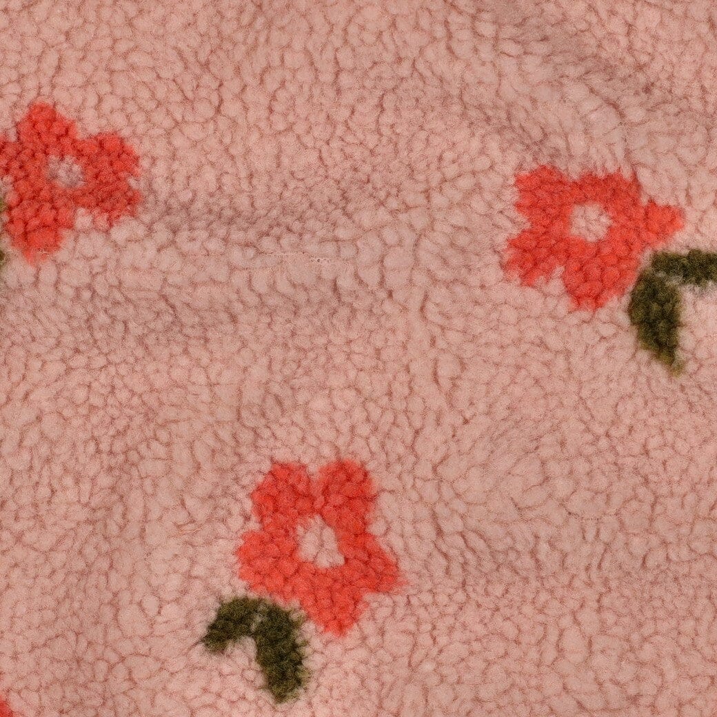 Teddy Jacquard Blumen Hellrosa| Poppy Kollektion Poppy 