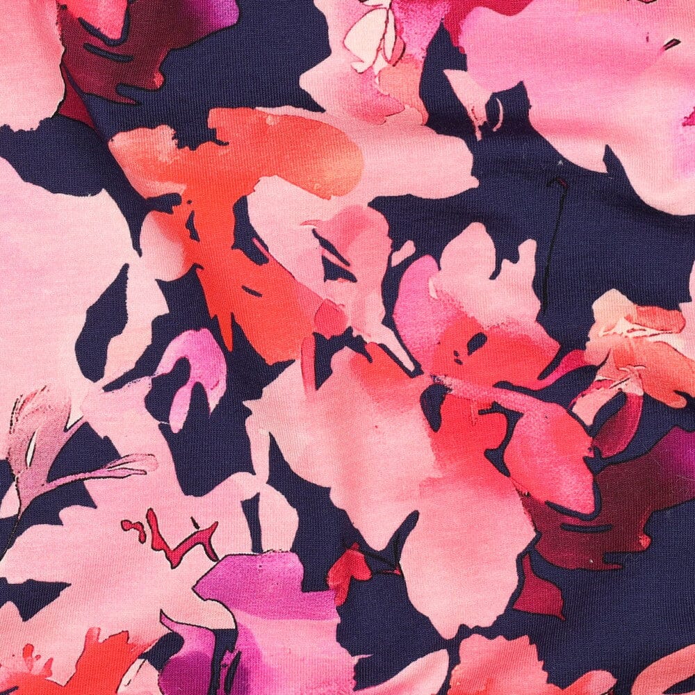 Bio Jersey Sommerblüten – Midnight Bloom Fadenwunsch 