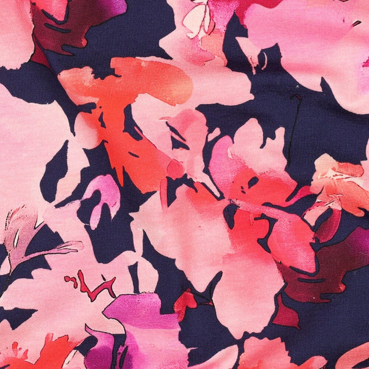 Bio Jersey Sommerblüten – Midnight Bloom Fadenwunsch 