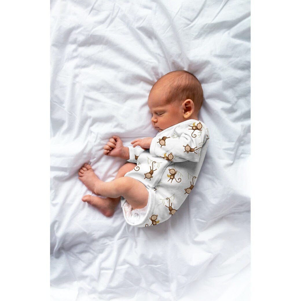 Bio Jersey Little Safari – Weiß Fadenwunsch 