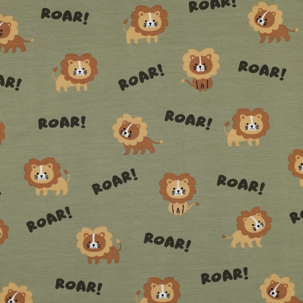 Bio Jersey Roar Löwen – Armeegrün Fadenwunsch 