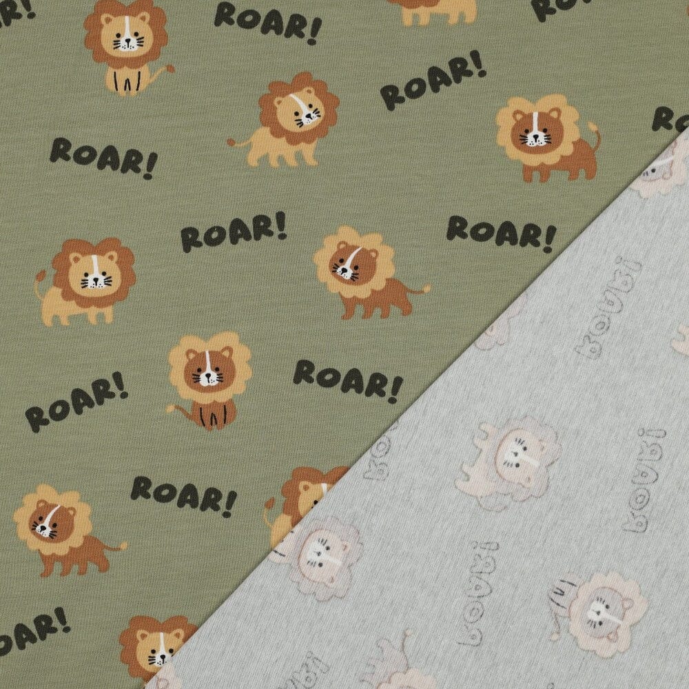 Bio Jersey Roar Löwen – Armeegrün Fadenwunsch 