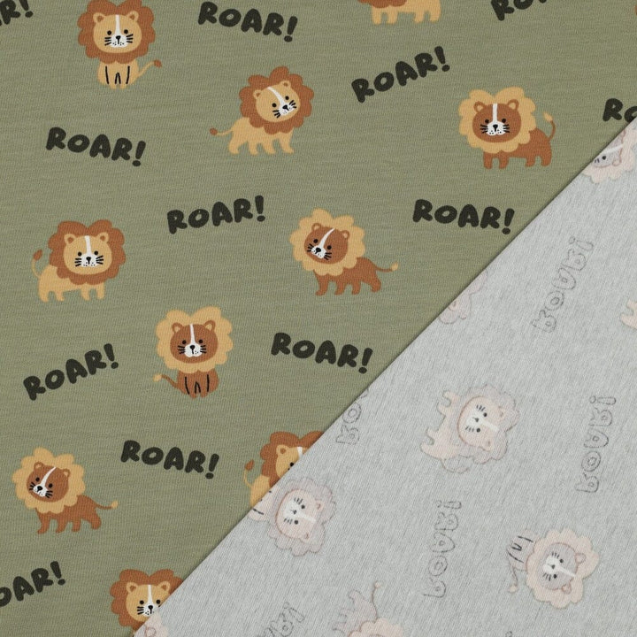 Bio Jersey Roar Löwen – Armeegrün Fadenwunsch 