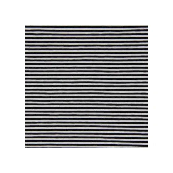 Jersey „Streifen Schwarz 0,3 cm“ Swafing 