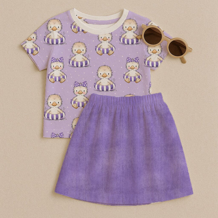 Vorbestellung | "Badeenten Girls Flieder" fadenwunsch 