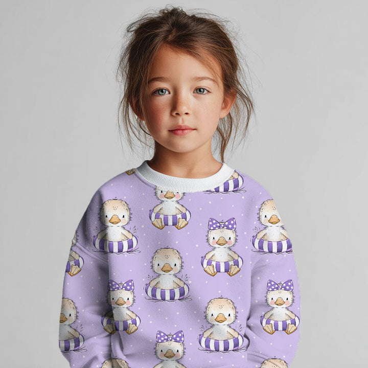 Vorbestellung | "Badeenten Girls Flieder" fadenwunsch 