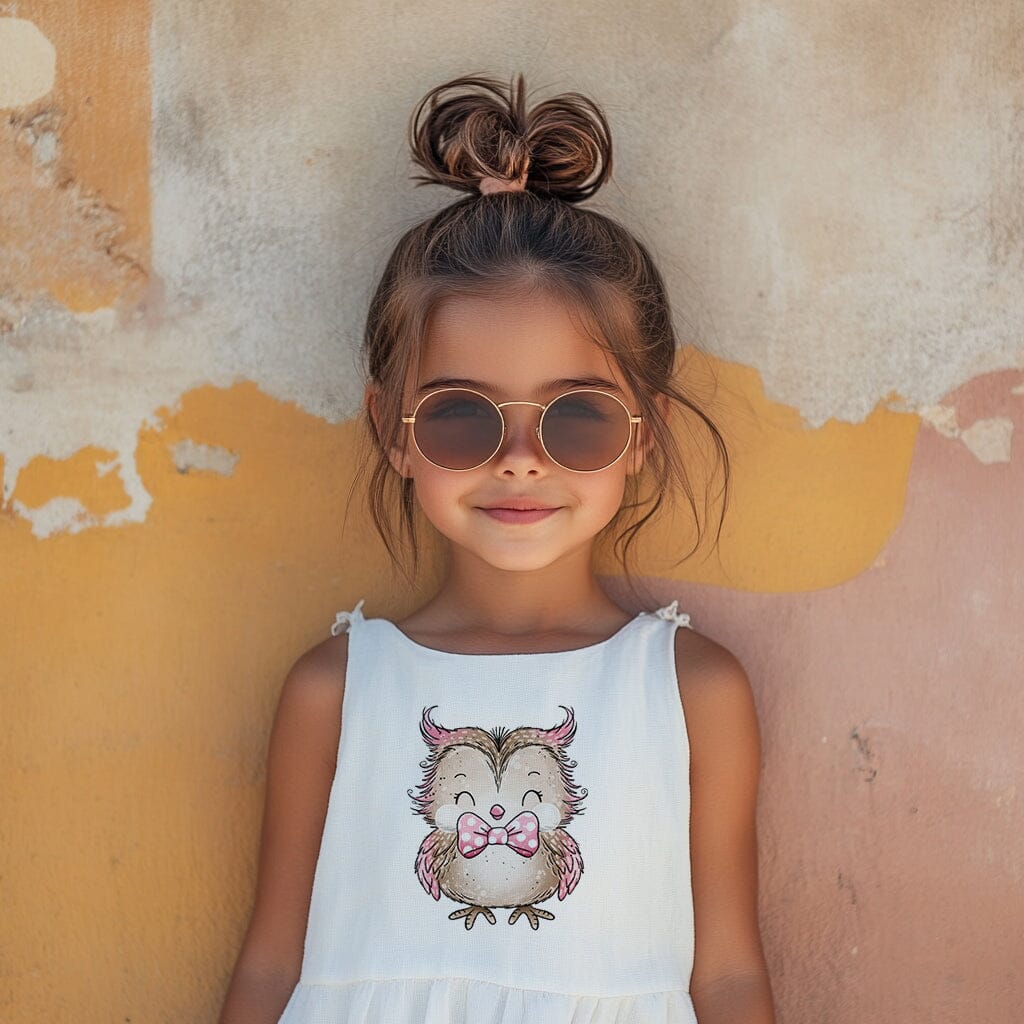 Vorbestellung | Bügelbild "Kleine Eule Girl 2" fadenwunsch 