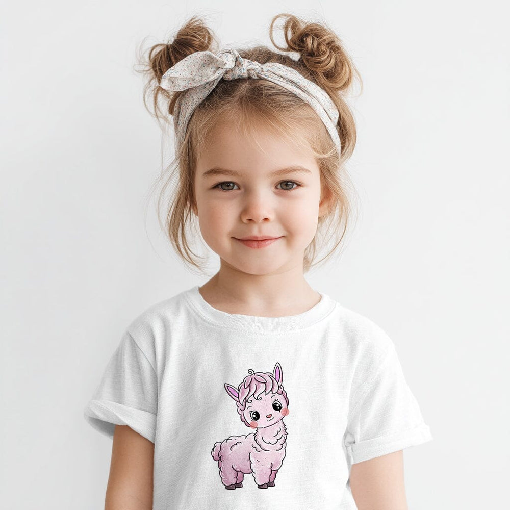 Vorbestellung | Bügelbild "Bloomy Alpaka Rosa" fadenwunsch 