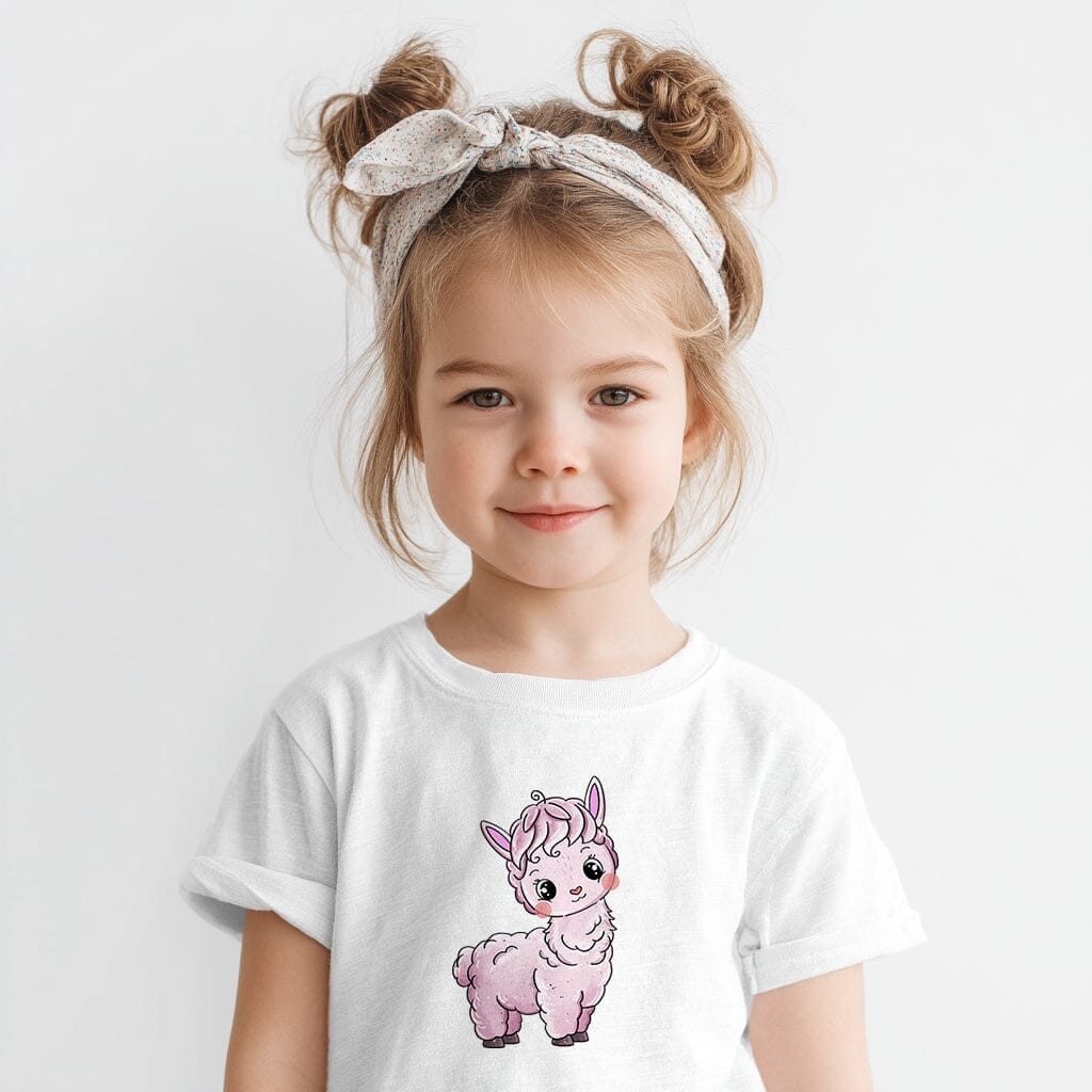 Vorbestellung | Bügelbild "Bloomy Alpaka Rosa" fadenwunsch 