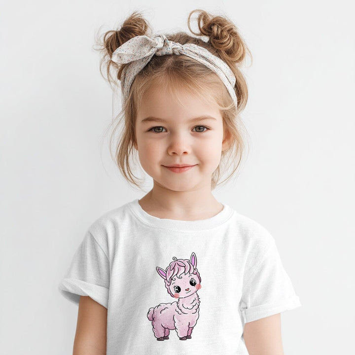 Vorbestellung | Bügelbild "Bloomy Alpaka Rosa" fadenwunsch 