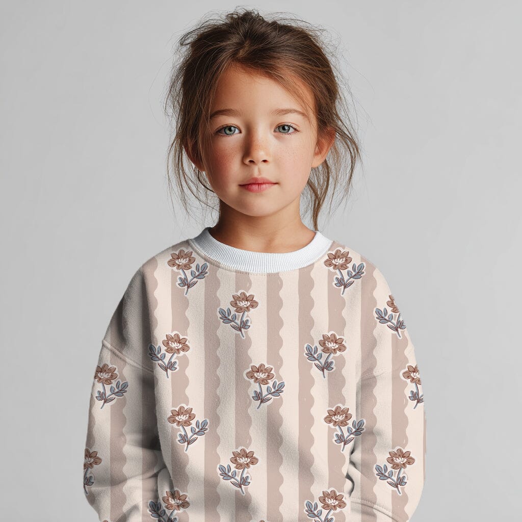 Vorbestellung | "Flower Wave Stripes Beige" fadenwunsch 