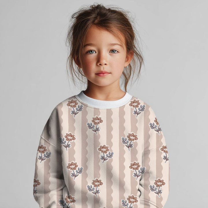 Vorbestellung | "Flower Wave Stripes Beige" fadenwunsch 
