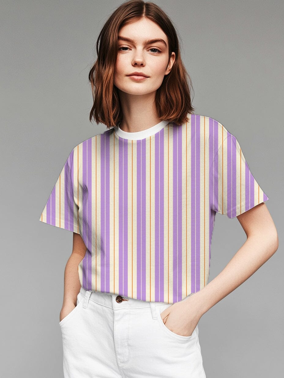 Vorbestellung | "Stripes Lilac Orange Cream" fadenwunsch 