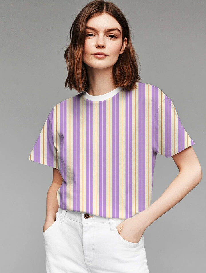Vorbestellung | "Stripes Lilac Orange Cream" fadenwunsch 