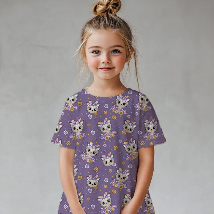 Vorbestellung | "Kitty Flower Lila" fadenwunsch 