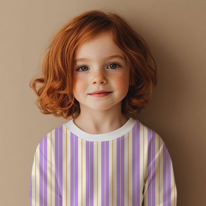 Vorbestellung | "Stripes Lilac Orange Cream" fadenwunsch 