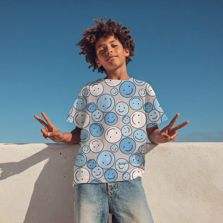 Vorbestellung | "Smiley Face Blau" fadenwunsch 