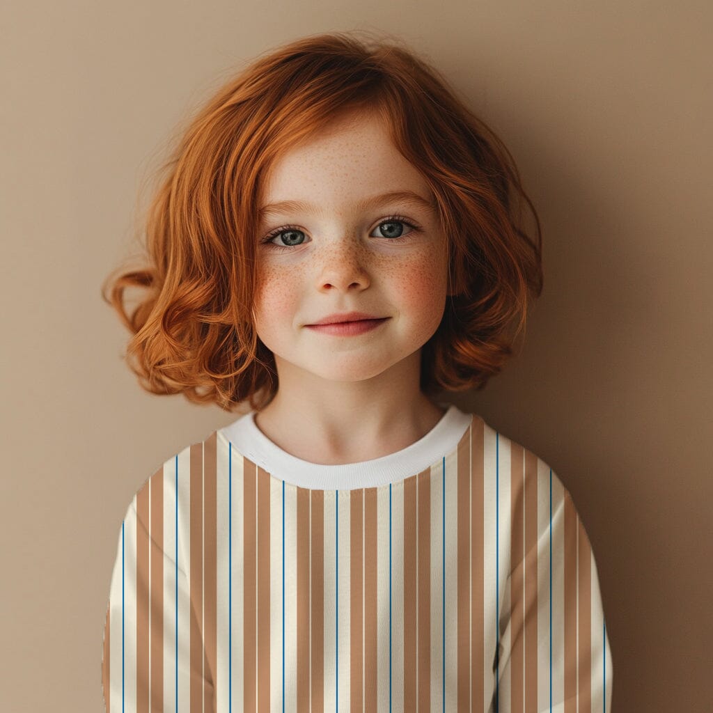 Vorbestellung | "Stripes Caramel Blue Cream" fadenwunsch 