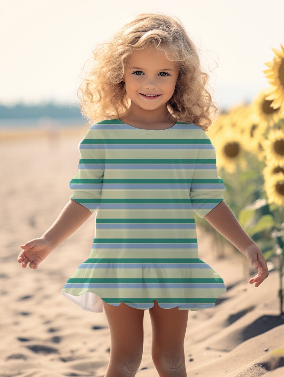 Vorbestellung | "Stripes Jade Blue Lime" fadenwunsch 