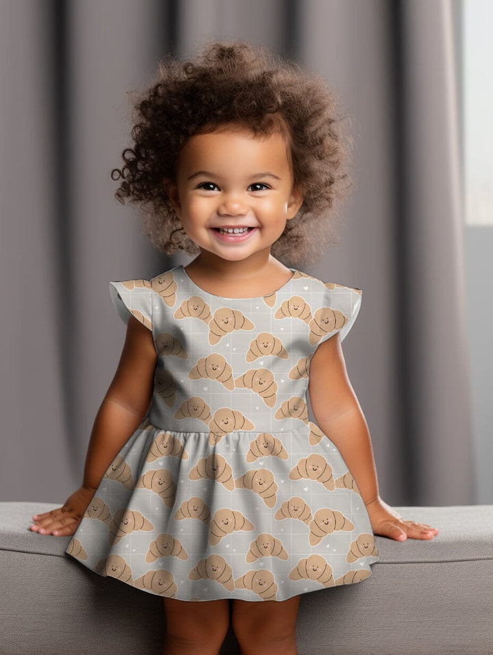 Vorbestellung | "Smiley Croissant Hellgrau" fadenwunsch 