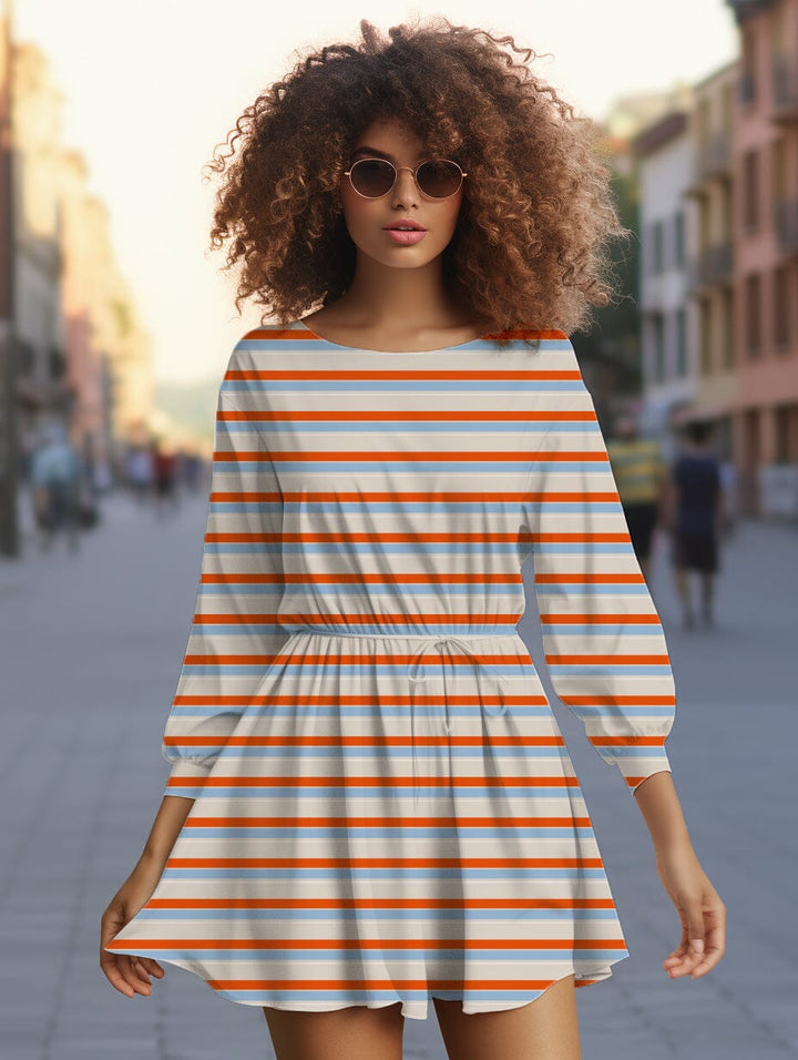 Vorbestellung | "Stripes Orange Blue Sand" fadenwunsch 