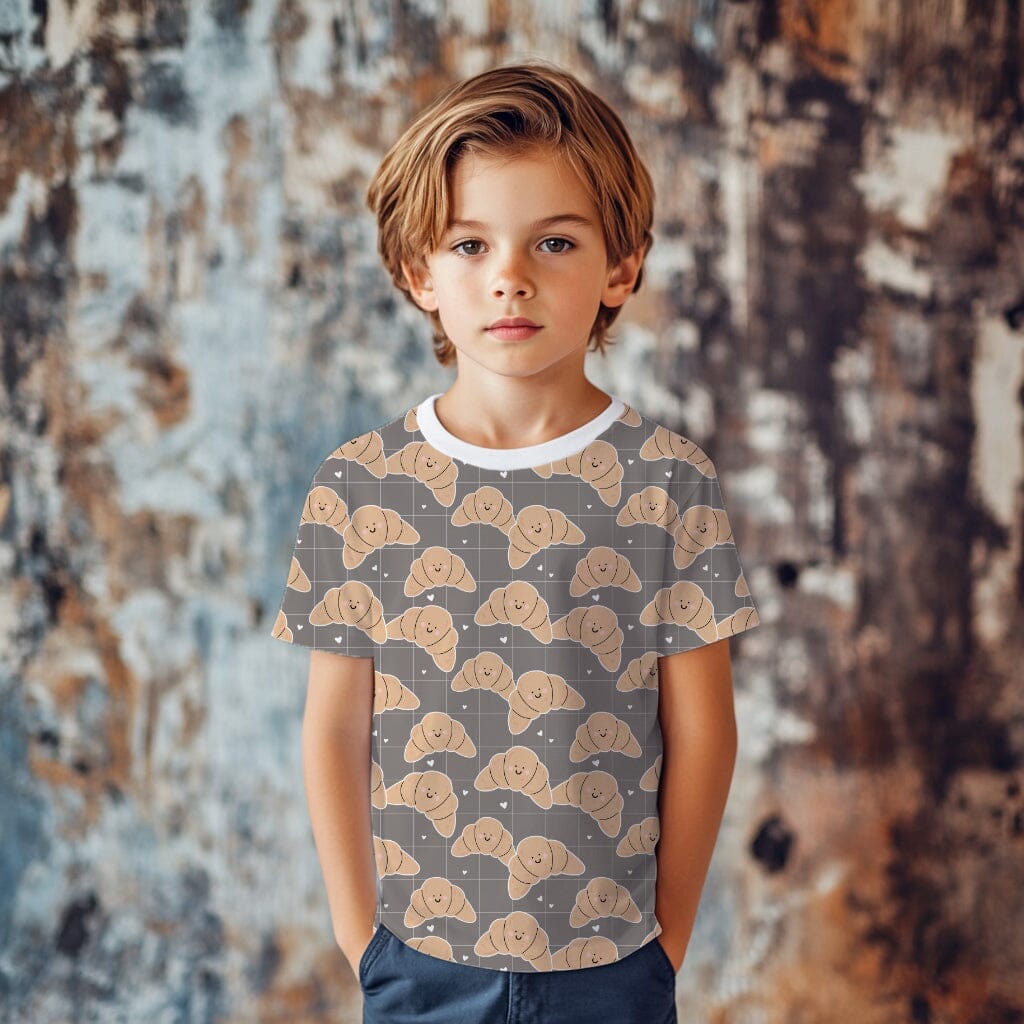 Vorbestellung | "Smiley Croissant Dunkelgrau" fadenwunsch 