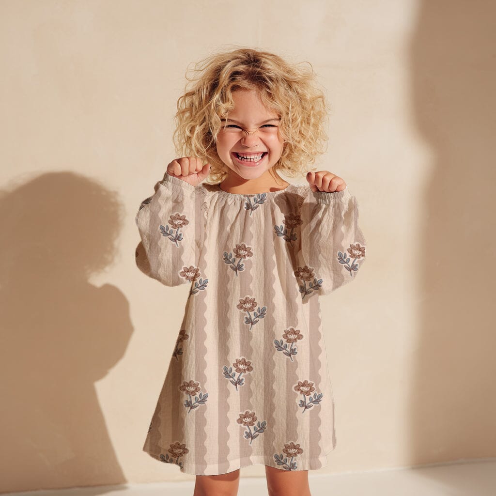 Vorbestellung | "Flower Wave Stripes Beige" fadenwunsch 