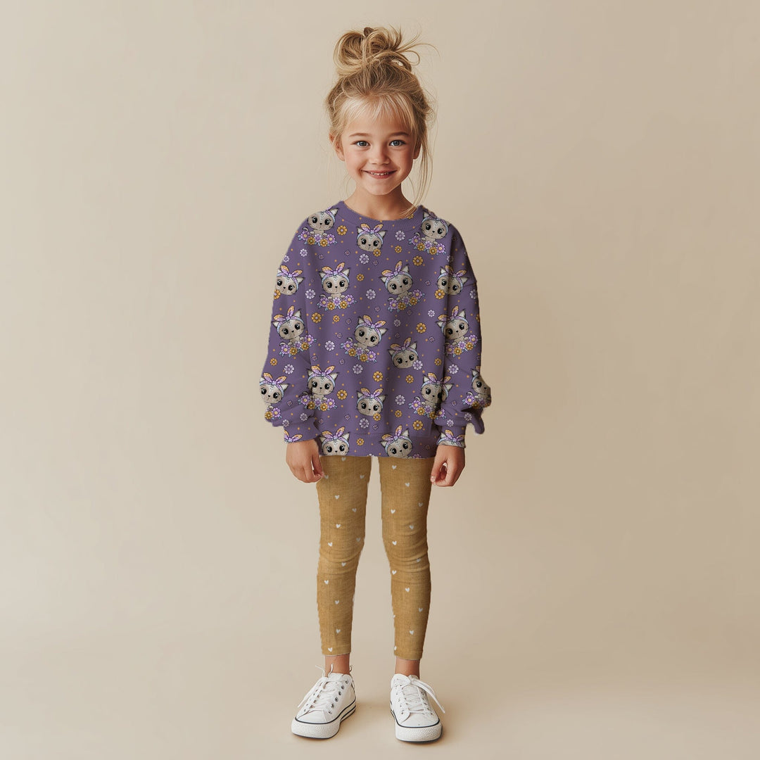 Vorbestellung | "Kitty Flower Lila" fadenwunsch 