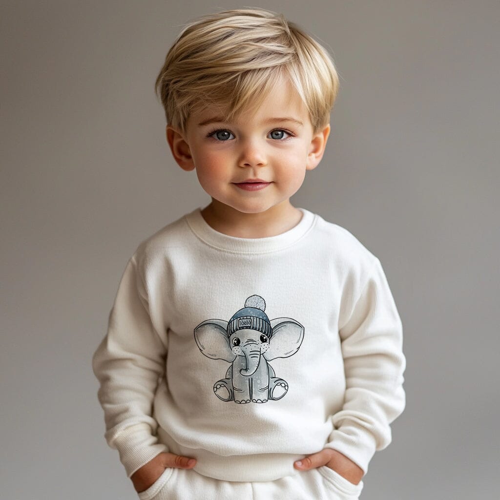 Vorbestellung | Bügelbild "Winter Elephant Boy" fadenwunsch 