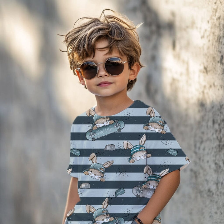 Vorbestellung | "Hasen Scratch Boy Stripes" fadenwunsch 