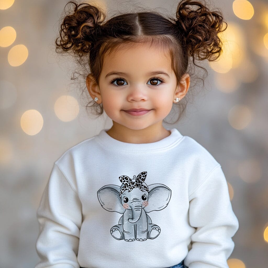 Vorbestellung | Bügelbild "Winter Elephant Girl" fadenwunsch 