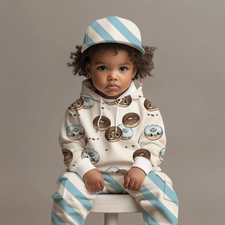 Vorbestellung | "Donut Love Kombi Streifen Blau Neutral" fadenwunsch 