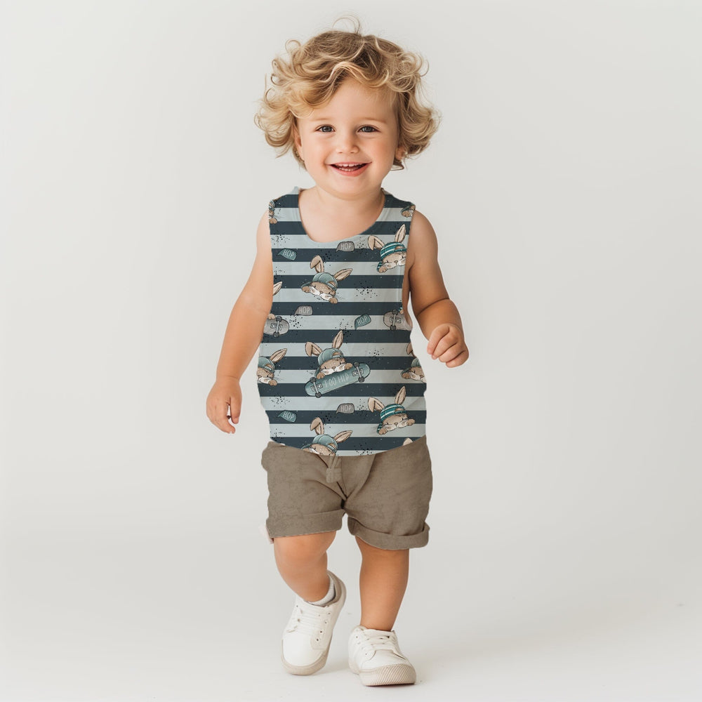 Vorbestellung | "Hasen Scratch Boy Stripes" fadenwunsch 