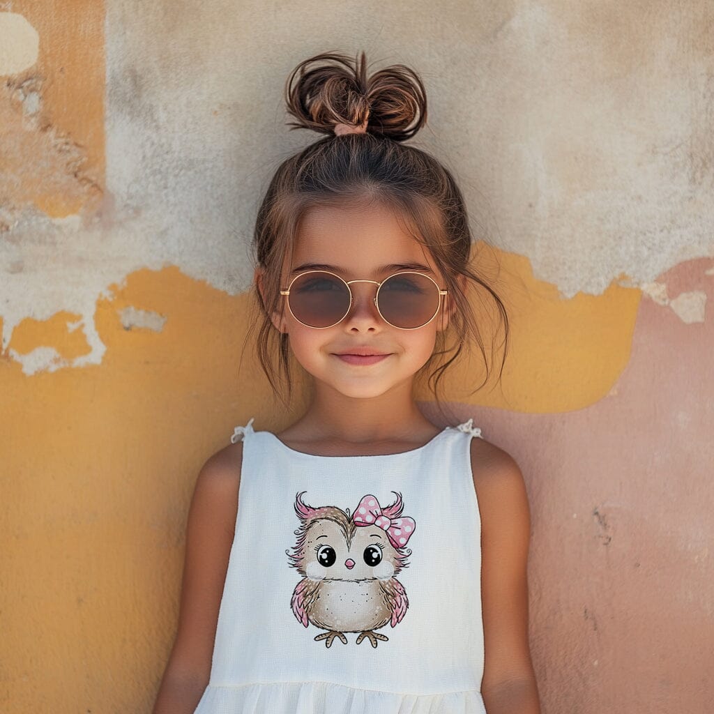 Vorbestellung | Bügelbild "Kleine Eule Girl 1" fadenwunsch 