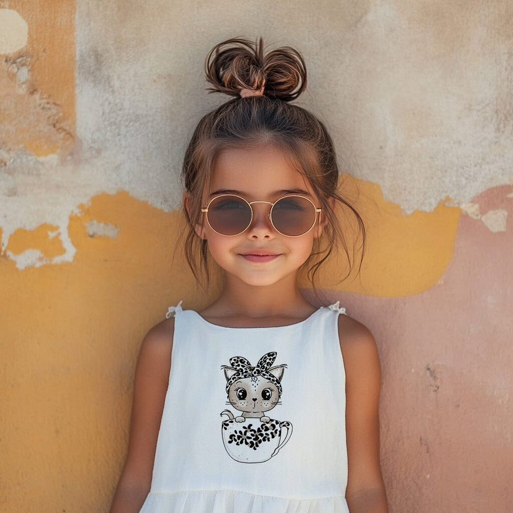 Vorbestellung | Bügelbild "Tassenkitty - Leo Tasse" fadenwunsch 