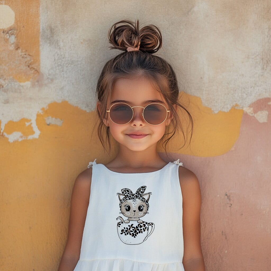 Vorbestellung | Bügelbild "Tassenkitty - Leo Tasse" fadenwunsch 